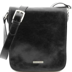 Two Compartments Leather Shoulder bag