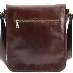 Two Compartments Leather Shoulder bag