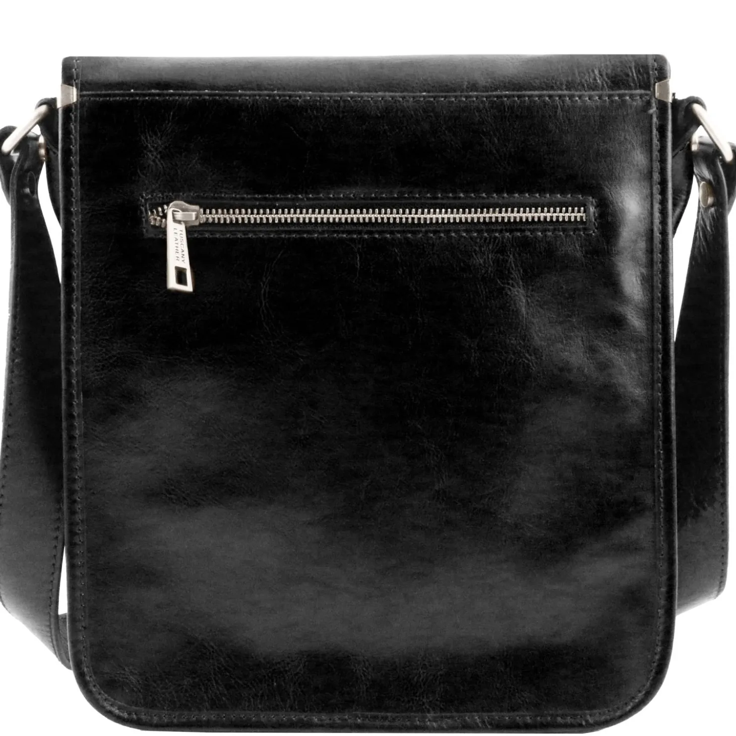 Two Compartments Leather Shoulder bag
