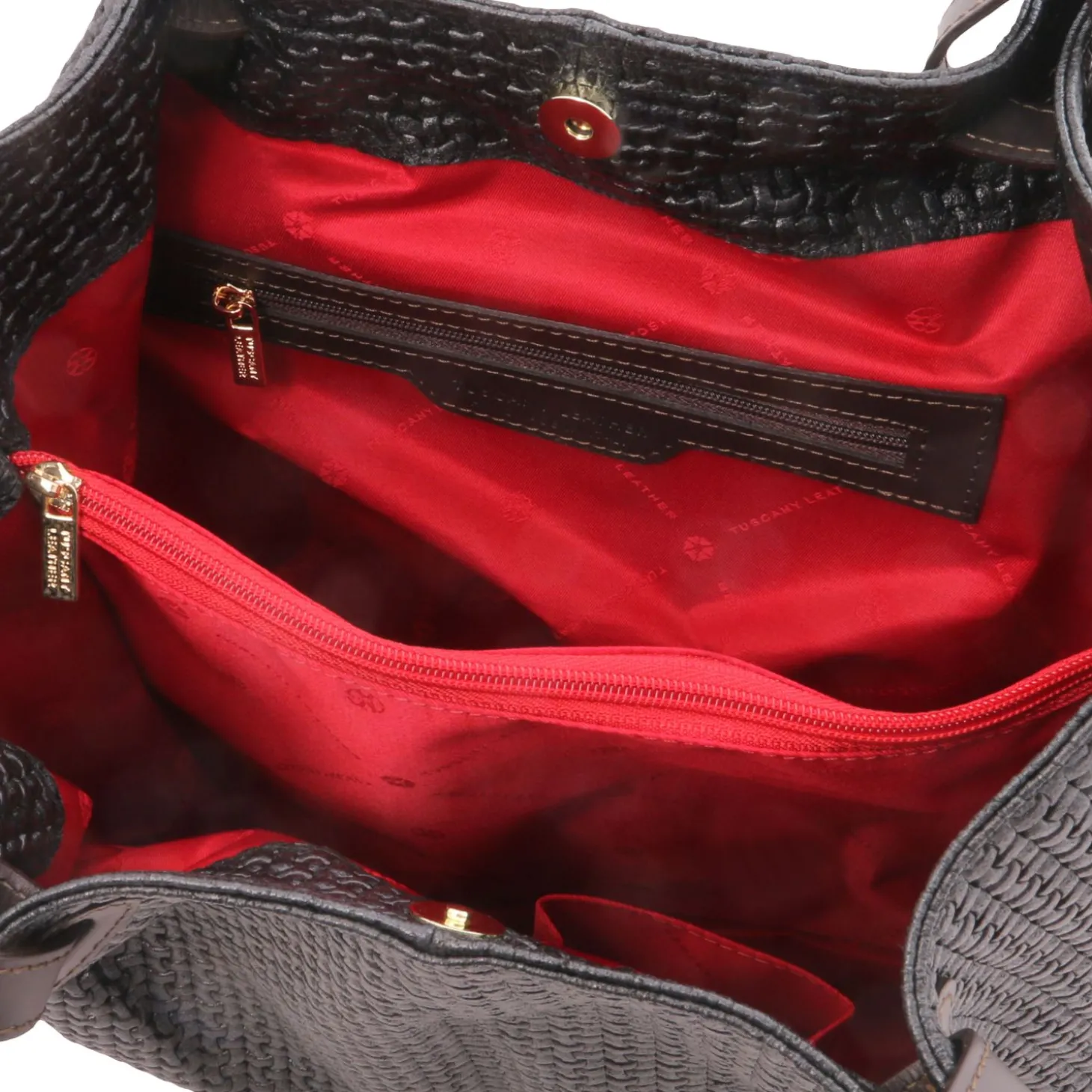 Woven Printed Leather Shopping bag